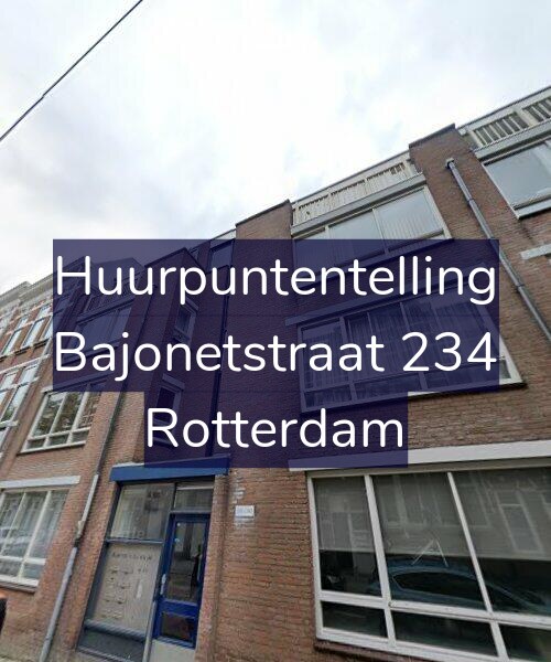 Foto gevel Huurpuntentelling voor Bajonetstraat 234, Rotterdam