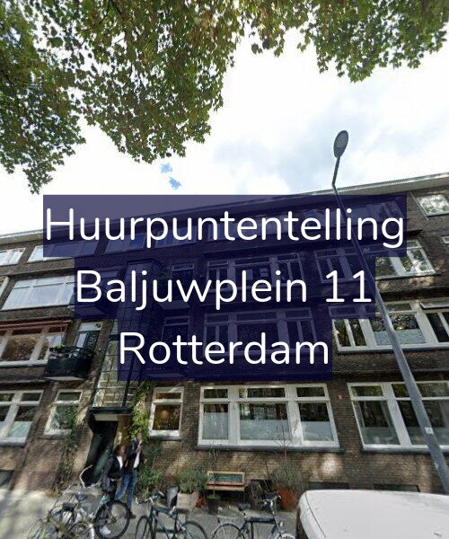 Foto gevel Huurpuntentelling voor Baljuwplein 11, Rotterdam