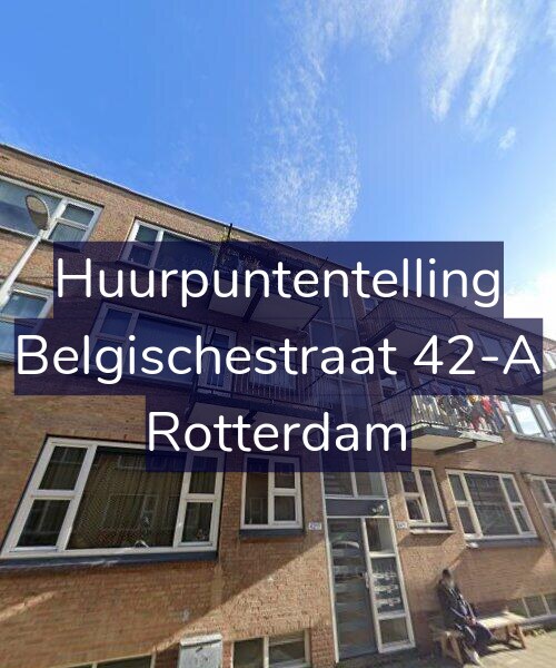 Foto gevel Huurpuntentelling voor Belgischestraat 42-A, Rotterdam