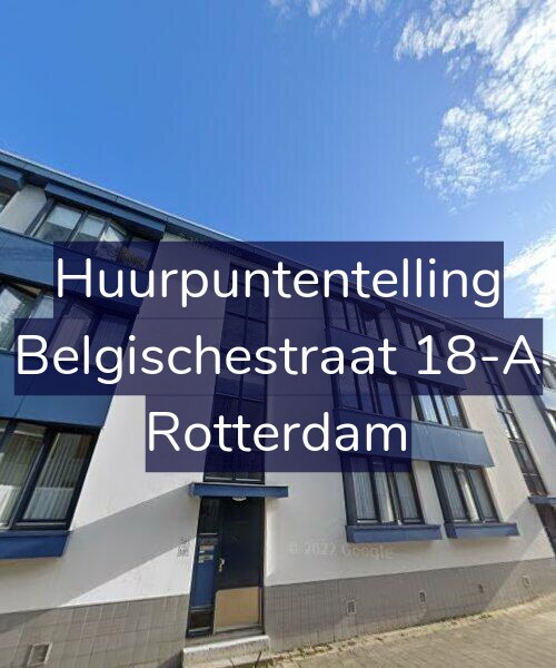 Foto gevel Huurpuntentelling voor Belgischestraat 18-A, Rotterdam