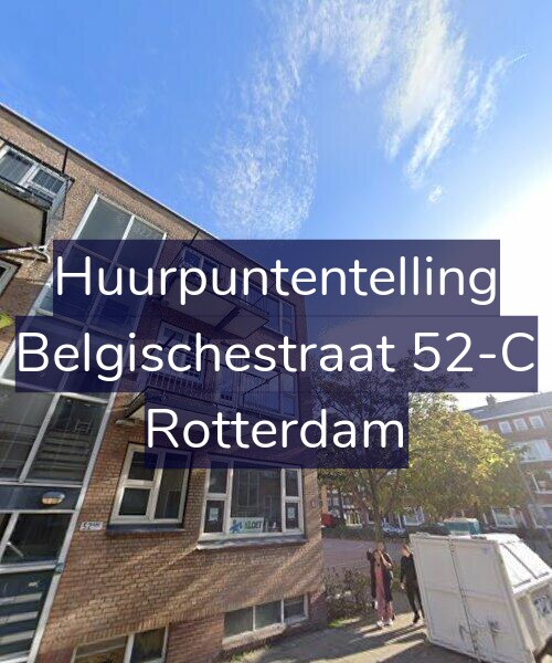 Foto gevel Huurpuntentelling voor Belgischestraat 52-C, Rotterdam