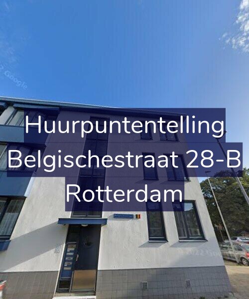 Foto gevel Huurpuntentelling voor Belgischestraat 28-B, Rotterdam