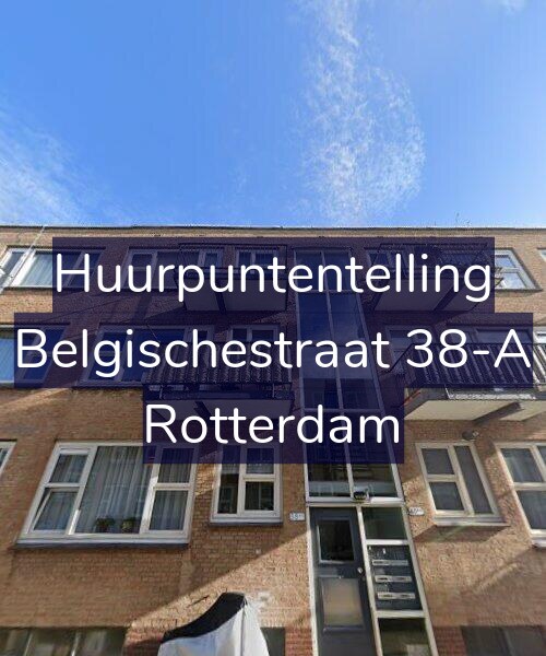 Foto gevel Huurpuntentelling voor Belgischestraat 38-A, Rotterdam