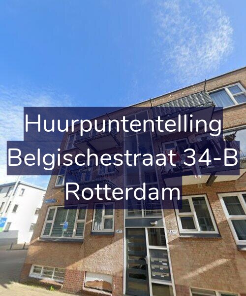 Foto gevel Huurpuntentelling voor Belgischestraat 34-B, Rotterdam