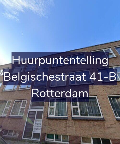 Foto gevel Huurpuntentelling voor Belgischestraat 41-B, Rotterdam