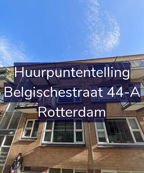 Foto gevel Huurpuntentelling voor Belgischestraat 44-A, Rotterdam