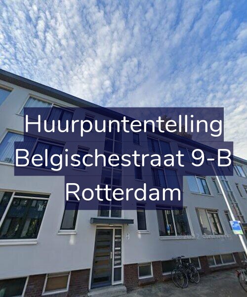 Foto gevel Huurpuntentelling voor Belgischestraat 9-B, Rotterdam