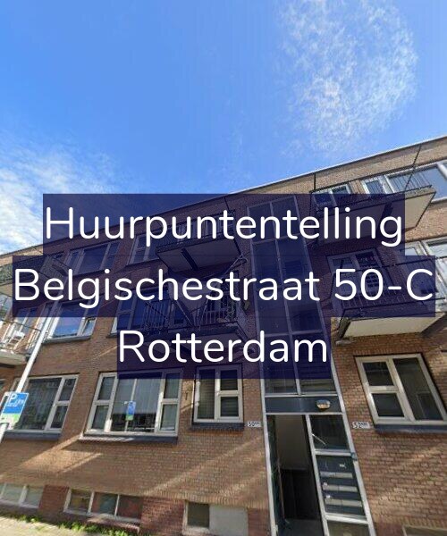 Foto gevel Huurpuntentelling voor Belgischestraat 50-C, Rotterdam