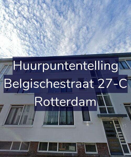 Foto gevel Huurpuntentelling voor Belgischestraat 27-C, Rotterdam