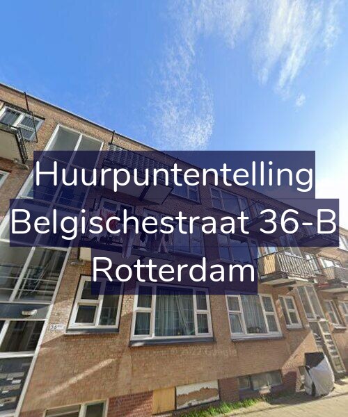Foto gevel Huurpuntentelling voor Belgischestraat 36-B, Rotterdam