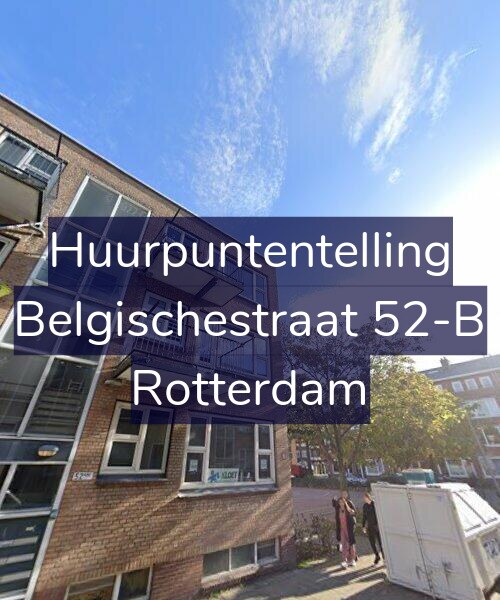 Foto gevel Huurpuntentelling voor Belgischestraat 52-B, Rotterdam