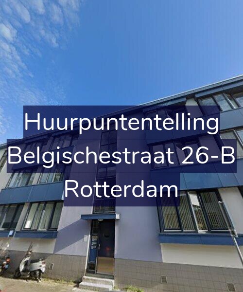Foto gevel Huurpuntentelling voor Belgischestraat 26-B, Rotterdam