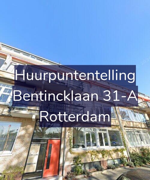 Foto gevel Huurpuntentelling voor Bentincklaan 31-A, Rotterdam