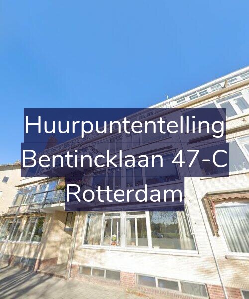 Foto gevel Huurpuntentelling voor Bentincklaan 47-C, Rotterdam