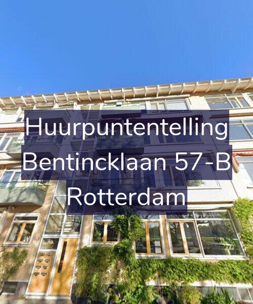 Foto gevel Huurpuntentelling voor Bentincklaan 57-B, Rotterdam