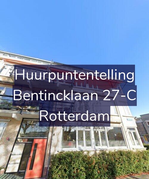 Foto gevel Huurpuntentelling voor Bentincklaan 27-C, Rotterdam
