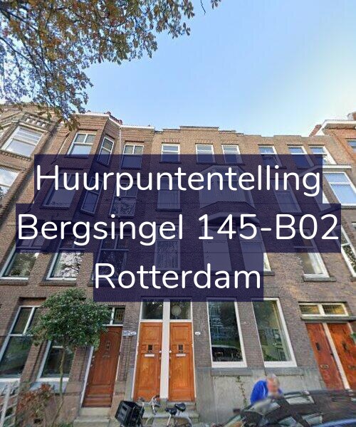 Foto gevel Huurpuntentelling voor Bergsingel 145-B02, Rotterdam