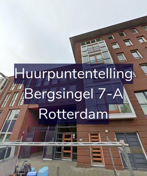 Foto gevel Huurpuntentelling voor Bergsingel 7-A, Rotterdam
