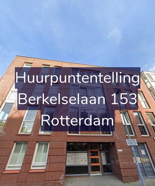 Foto gevel Huurpuntentelling voor Berkelselaan 153, Rotterdam
