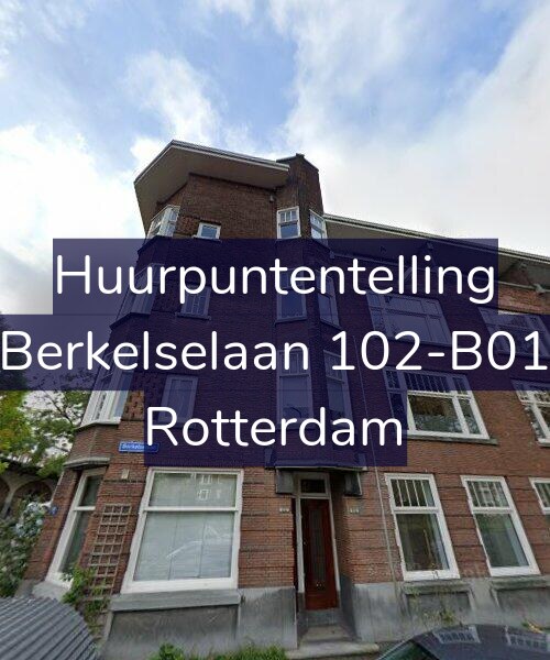 Foto gevel Huurpuntentelling voor Berkelselaan 102-B01, Rotterdam