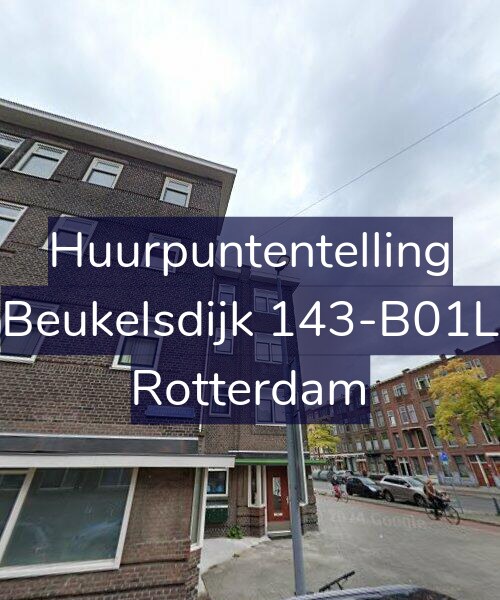 Foto gevel Huurpuntentelling voor Beukelsdijk 143-B01L, Rotterdam