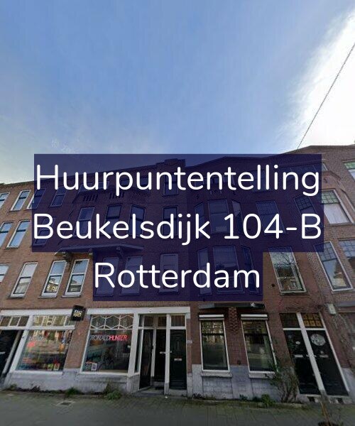 Foto gevel Huurpuntentelling voor Beukelsdijk 104-B, Rotterdam