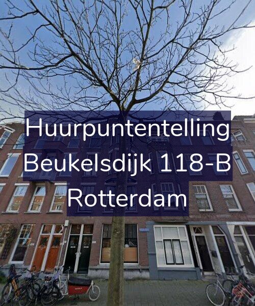 Foto gevel Huurpuntentelling voor Beukelsdijk 118-B, Rotterdam