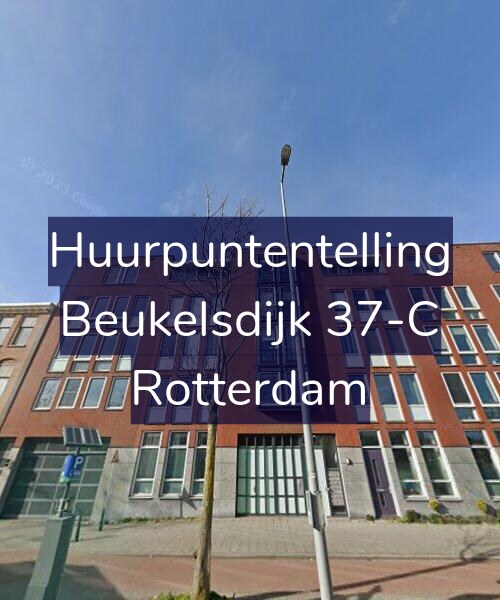 Foto gevel Huurpuntentelling voor Beukelsdijk 37-C, Rotterdam