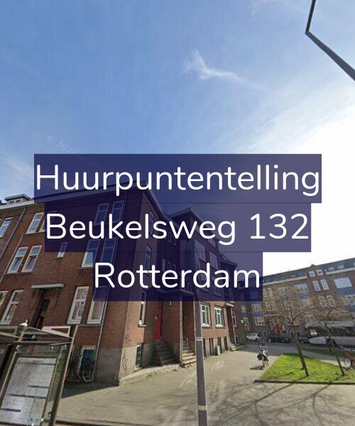 Foto gevel Huurpuntentelling voor Beukelsweg 132, Rotterdam