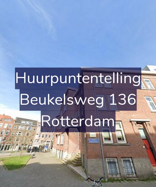 Foto gevel Huurpuntentelling voor Beukelsweg 136, Rotterdam