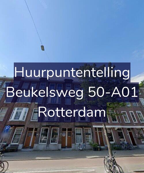 Foto gevel Huurpuntentelling voor Beukelsweg 50-A01, Rotterdam