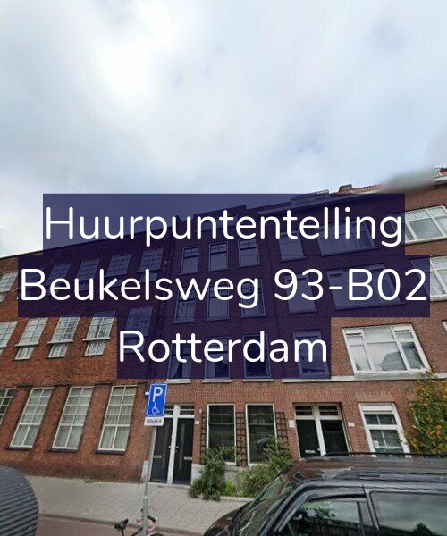 Foto gevel Huurpuntentelling voor Beukelsweg 93-B02, Rotterdam