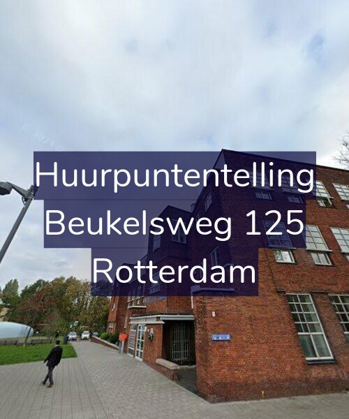 Foto gevel Huurpuntentelling voor Beukelsweg 125, Rotterdam