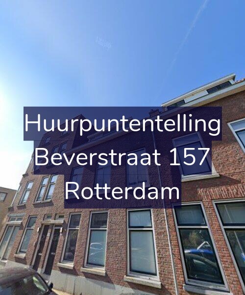 Foto gevel Huurpuntentelling voor Beverstraat 157, Rotterdam