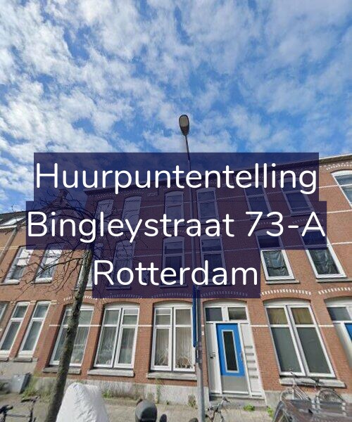 Foto gevel Huurpuntentelling voor Bingleystraat 73-A, Rotterdam