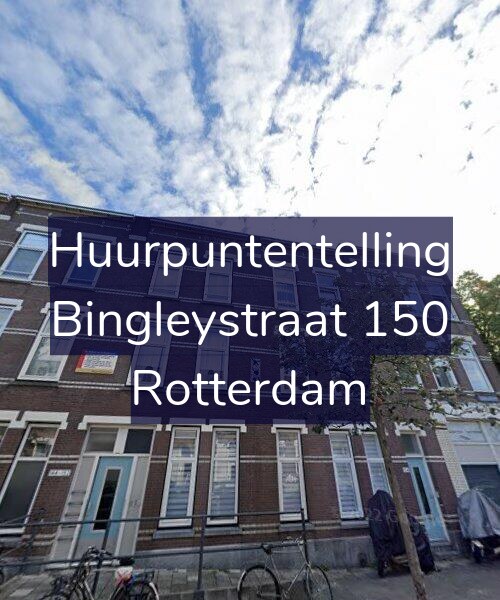 Foto gevel Huurpuntentelling voor Bingleystraat 150, Rotterdam