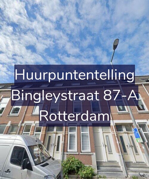Foto gevel Huurpuntentelling voor Bingleystraat 87-A, Rotterdam