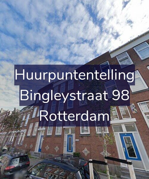 Foto gevel Huurpuntentelling voor Bingleystraat 98, Rotterdam