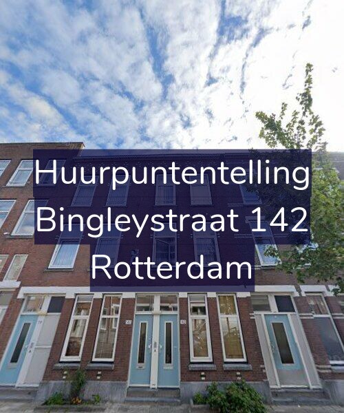 Foto gevel Huurpuntentelling voor Bingleystraat 142, Rotterdam
