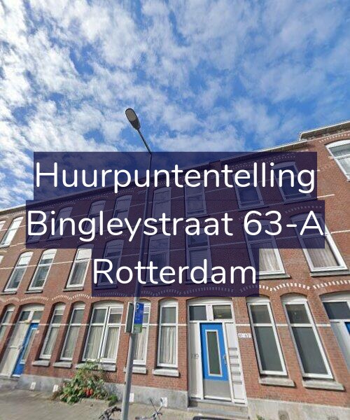 Foto gevel Huurpuntentelling voor Bingleystraat 63-A, Rotterdam