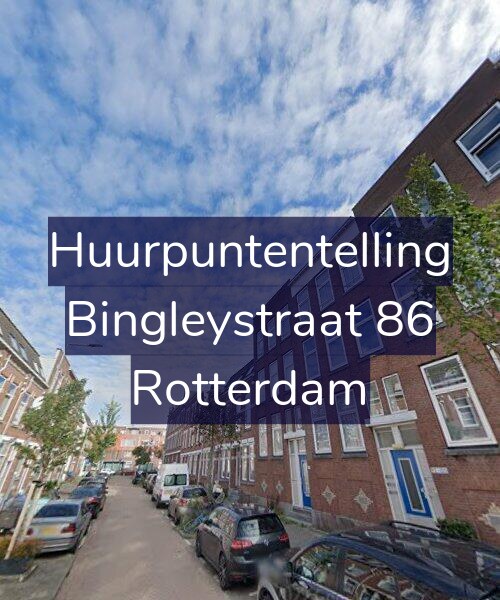 Foto gevel Huurpuntentelling voor Bingleystraat 86, Rotterdam