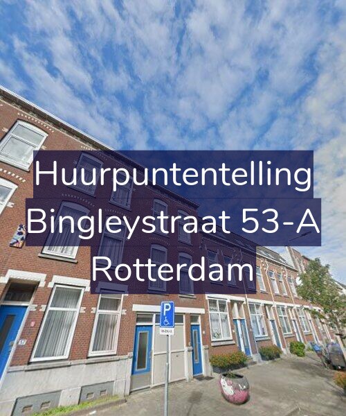 Foto gevel Huurpuntentelling voor Bingleystraat 53-A, Rotterdam