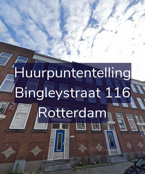 Foto gevel Huurpuntentelling voor Bingleystraat 116, Rotterdam
