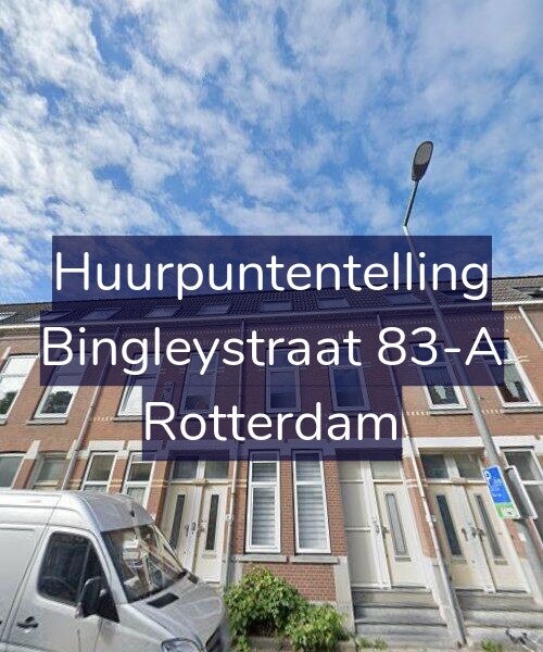 Foto gevel Huurpuntentelling voor Bingleystraat 83-A, Rotterdam