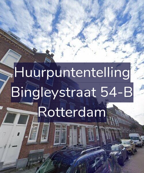 Foto gevel Huurpuntentelling voor Bingleystraat 54-B, Rotterdam