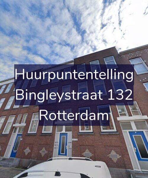 Foto gevel Huurpuntentelling voor Bingleystraat 132, Rotterdam