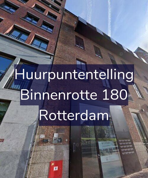 Foto gevel Huurpuntentelling voor Binnenrotte 180, Rotterdam