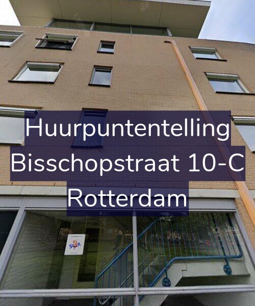 Foto gevel Huurpuntentelling voor Bisschopstraat 10-C, Rotterdam