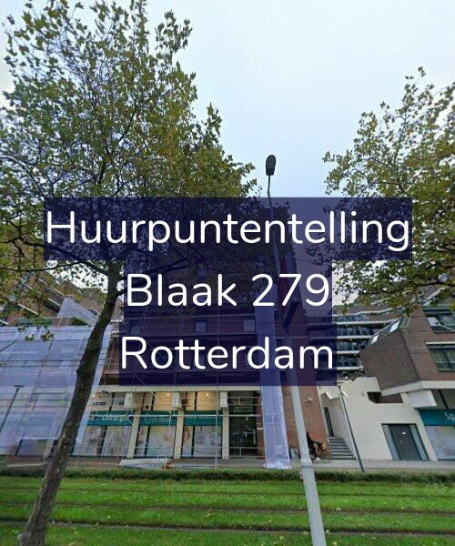 Foto gevel Huurpuntentelling voor Blaak 279, Rotterdam