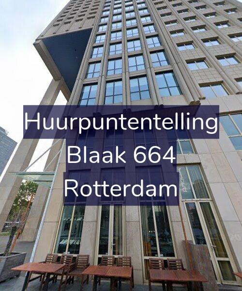 Foto gevel Huurpuntentelling voor Blaak 664, Rotterdam